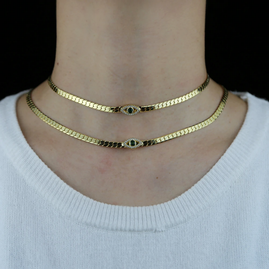 Evil Eye Statement Choker