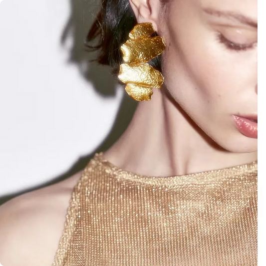 Gold Slate Earrings