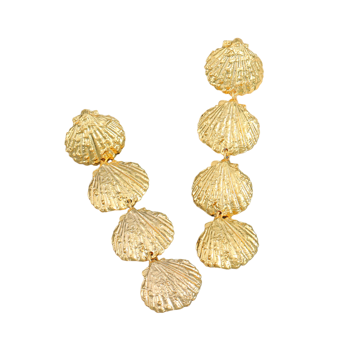 Gold Shell Earrings