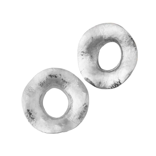 Silver Orbit Earrings