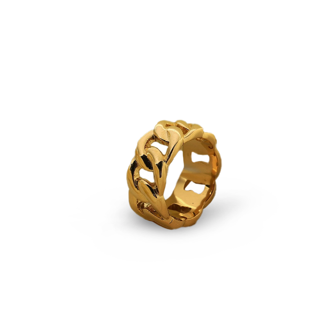 Thick Twist Statement Ring