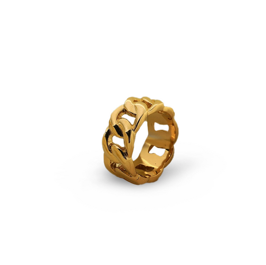 Thick Twist Statement Ring