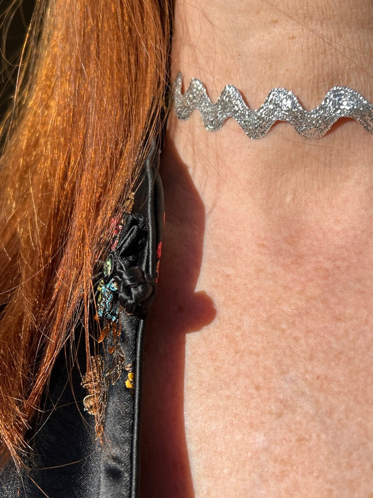 Metallic Argent Choker