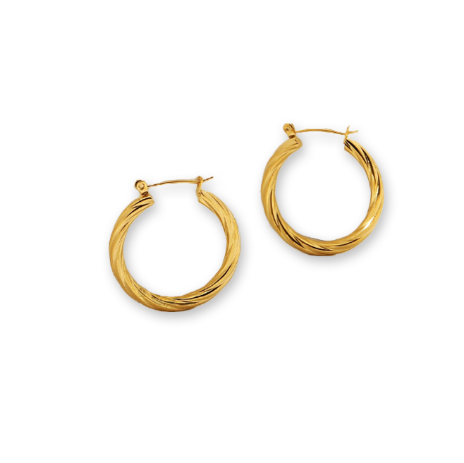 Romilly Twist Hoops