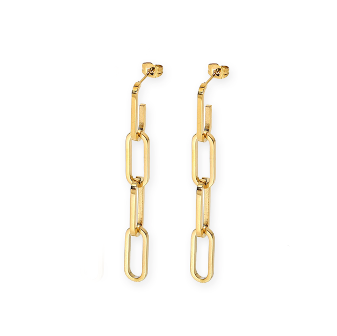 Gold Chain Earrings