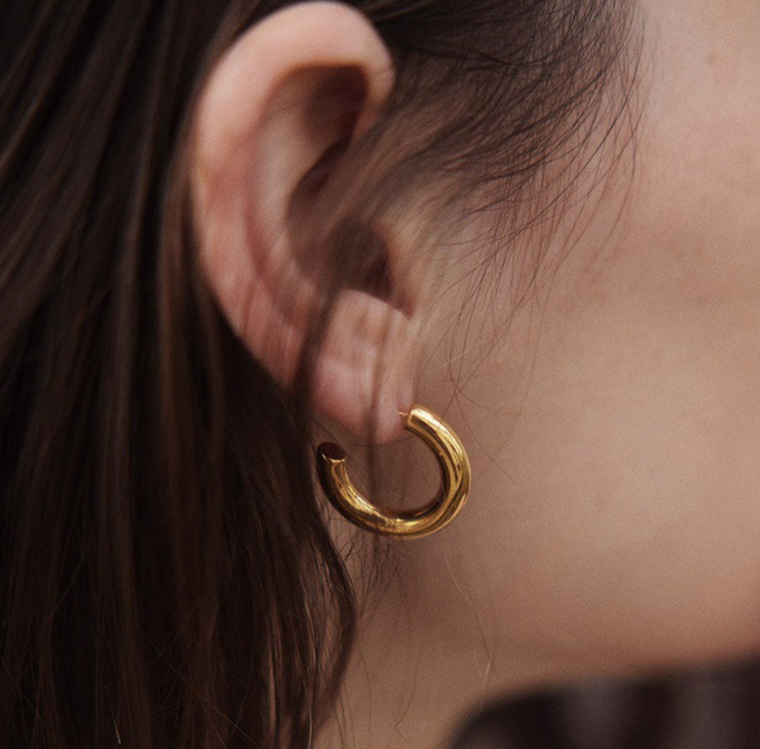 30mm Gold Anytime Hoops