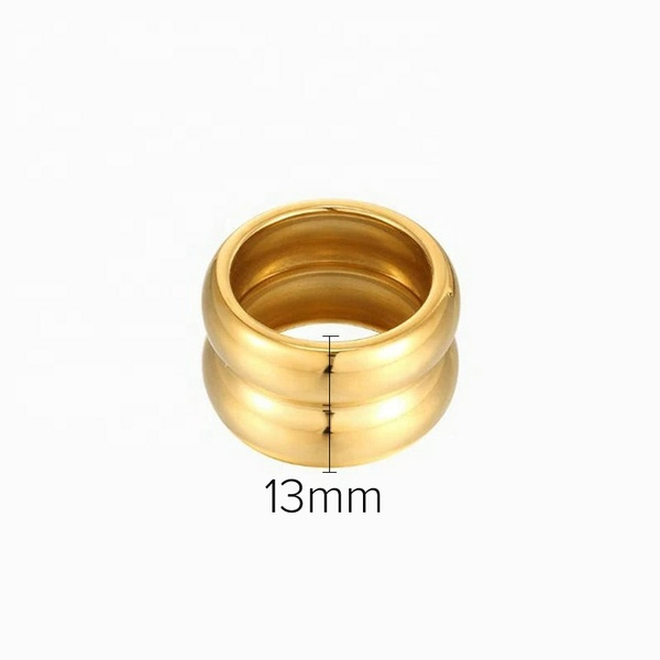 Thick Metal Bubble Ring